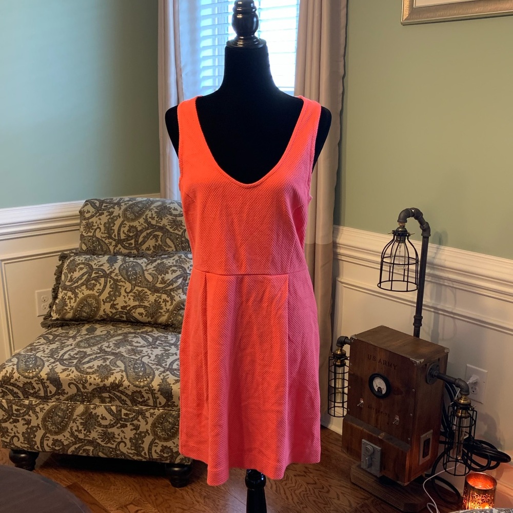 J. Crew sleeveless orange summer dress!
